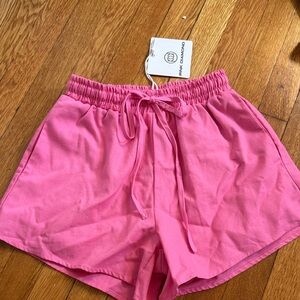 Diamond Supply Co. Pink Linen Shorts